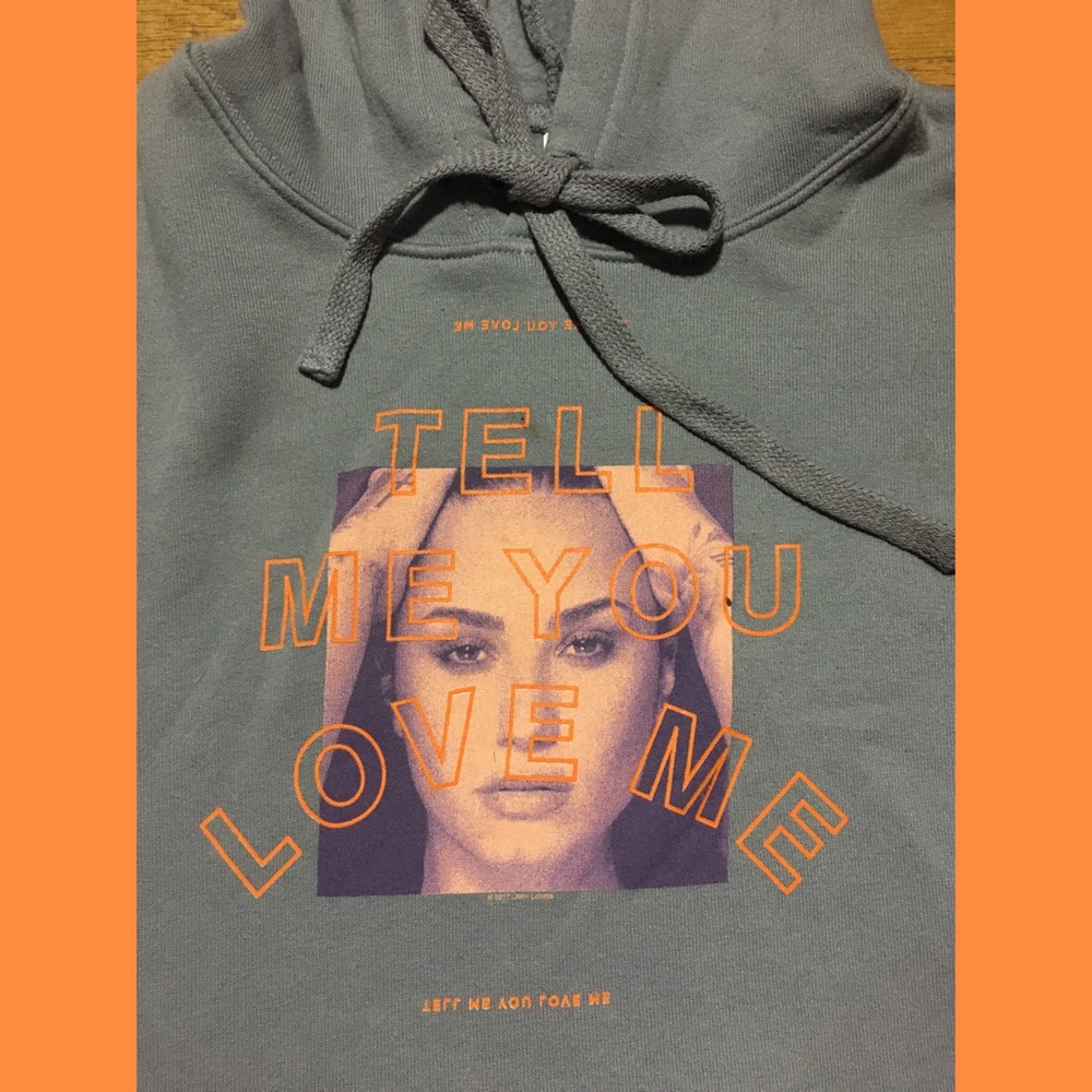 NWOT Demi Lovato Cropped Sweatshirt